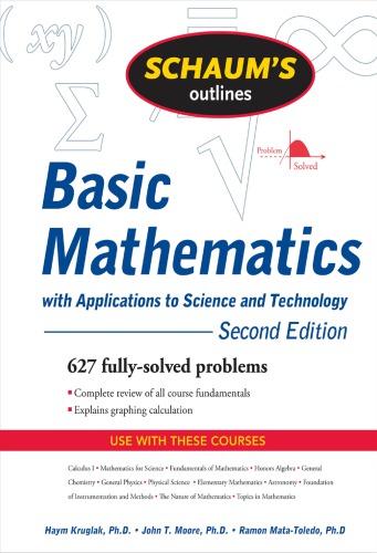 Schaums Outline Of Theory And Problems Of Basic Mathematics With Applications To Science And Technology 2nd Edition Kruglak