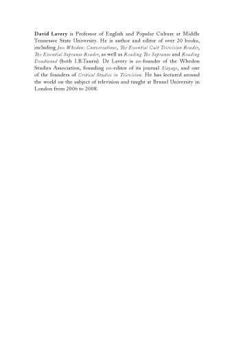 Joss Whedon A Creative Portrait From Buffy The Vampire Slayer To Marvels The Avengers First Edition Lavery