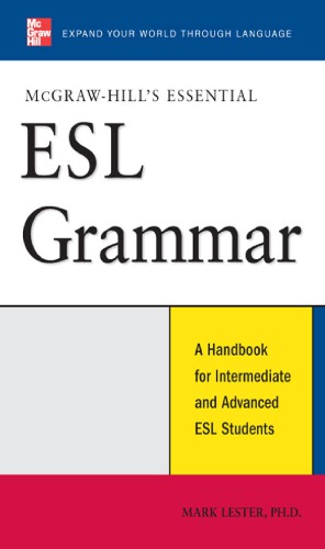 Mcgrawhills Essential Esl Grammar Lester Mark