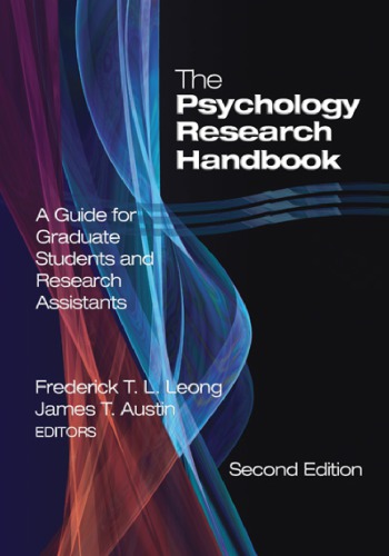 The Psychology Research Handbook A Guide For Graduate Students And Research Assistants 2nd Edition Leong