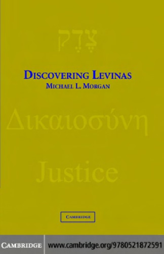 Discovering Levinas 1st Pbk Ed Lévinas Emmanuelmorgan Michael L