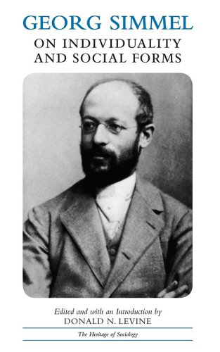 Georg Simmel On Individuality And Social Forms Selected Writings Georg Simmel