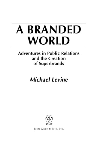 A Branded World Levine Michael