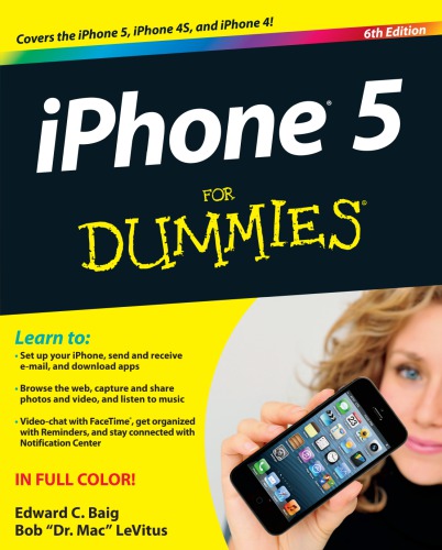 Iphone For Dummies 6th Edition Levitus Bobbaig Edward C