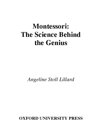 Montessori The Science Behind The Genius Updated Ed Lillard