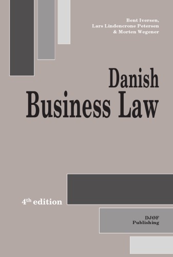 Danish Business Law 4 Ed 1 Oplag Lindencrone Petersen Larsiversen