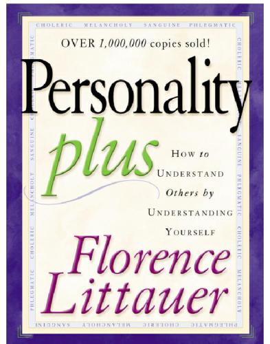 Personality Plus Rev And Expanded Ed Littauer Florence