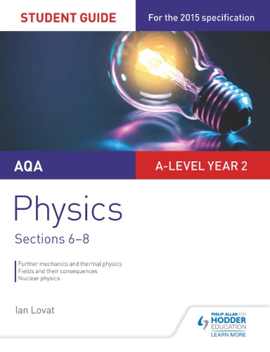 Aqa Alevel Year 2 Physics Student Guide Lovat Ian