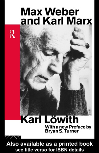 Max Weber And Karl Marx Lwith Karlmarx Karlweber Max
