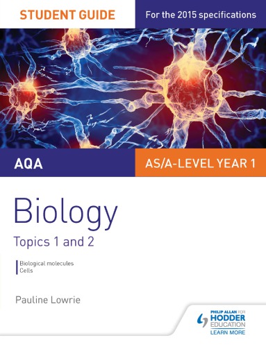 Aqa Biology Student Guide 1 Lowrie Pauline