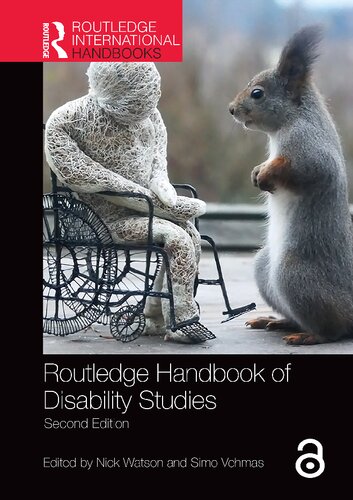 Routledge Handbook Of Disability Studies 2nd Edition Nick Watson Simo Vehmas