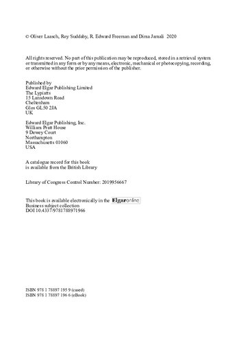 Research Handbook Of Responsible Management Oliver Laasch Roy Suddaby R E Freeman Dima Jamali