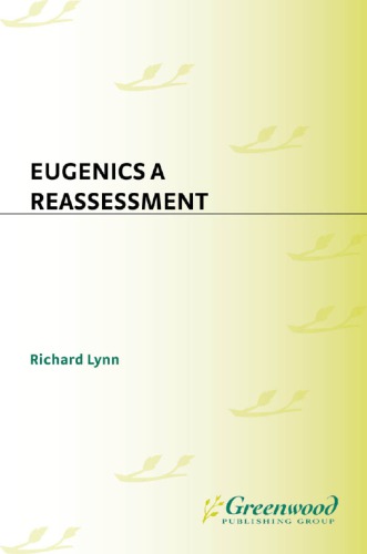 Eugenics A Reassessment Lynn Richard