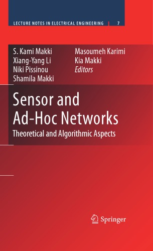 Sensor And Adhoc Networks Theoretical And Algorithmic Aspects Makki