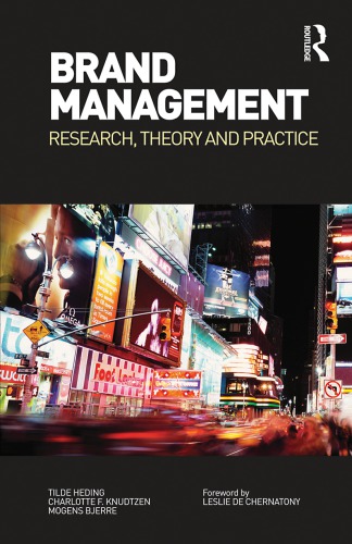 Brand Management Research Theory And Practice 1st Edition Tilde Heding