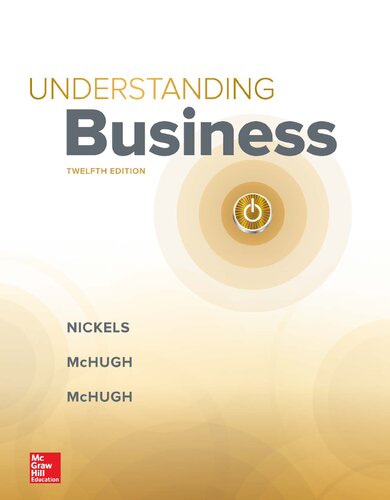 Understanding Business 12th Edition Bill Nickels Jim Mchugh Susan Mchugh