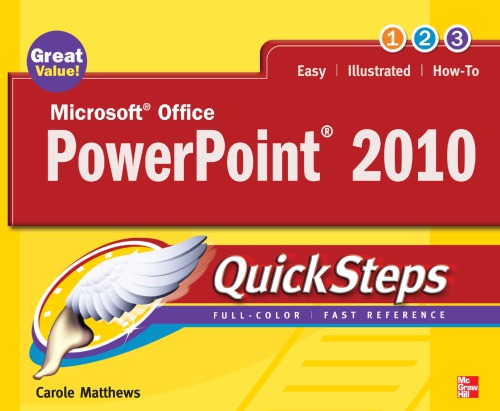 Microsoft Office Powerpoint 2010 Quicksteps 2nd Edition Matthews