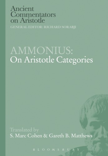 On Aristotle Categories Matthews Gareth Bcohen S Marchermiae Ammonius