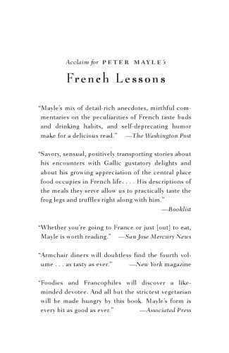 French Lessons Adventures With Knife Fork And Corkscrew 1st Vintage Departures Ed Mayle