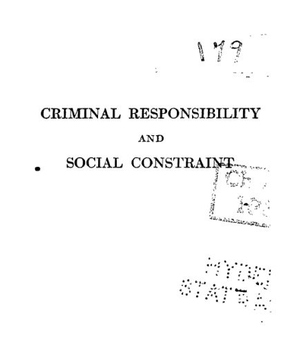 Criminal Responsibility Mcconnel Rm