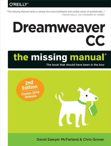 Dreamweaver Cc The Missing Manual Covers 2014 Release Missing Manuals 2nd Edition Mcfarland