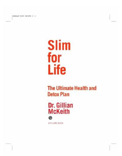 Slim For Life Mckeith Gillian