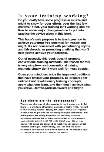 Beyond Brawn The Insiders Encyclopedia On How To Build Muscle Might 3rd Edition Mcrobert