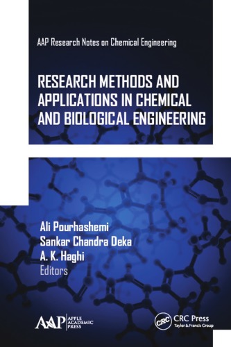 Research Methods And Applications In Chemical And Biological Engineering 1st Edition Ali Pourhashemi
