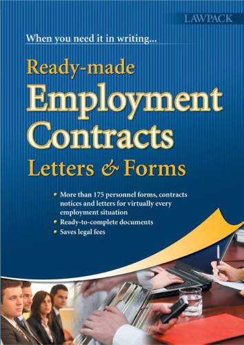 Readymade Employment Contracts Letters Forms 6th Ed Melanie Slocombe