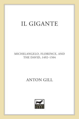 Il Gigante Michelangelo Florence And The David 14921504 First St Martins Griffin Edition Michelangelo Buonarrotigill