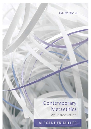 Contemporary Metaethics An Introduction 2 Auflage Miller Alexander