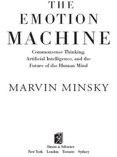 The Emotion Machine Marvin Minsky