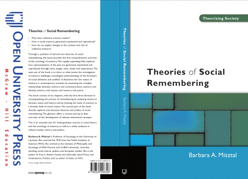 Theories Of Social Remembering Misztal Barbara A