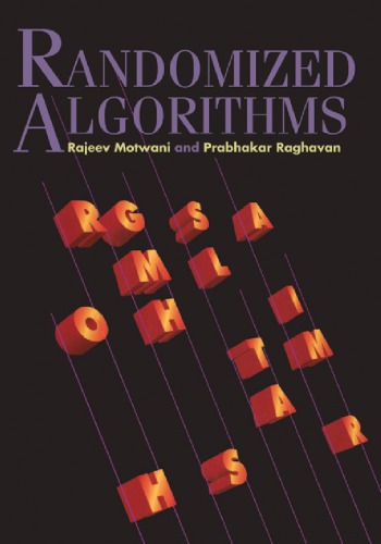 Randomized Algorithms 1st Ed 9th Repr Rajeev Motwani Prabhakar Raghavan