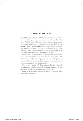 Come As You Are The Surprising New Science That Will Transform Your Sex Life Nagoski
