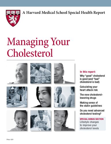 Managing Your Cholesterol Jorge Plutzky Md Julie Corliss