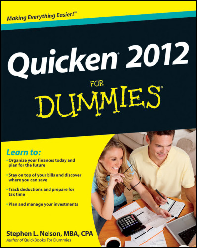 Quicken 2012 For Dummies Stephen L Nelson
