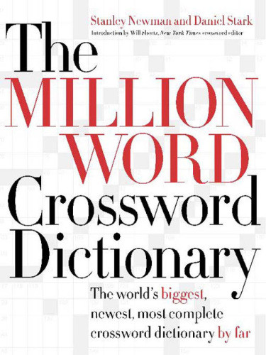 The Million Word Crossword Dictionary Newman Stanleystark Daniel