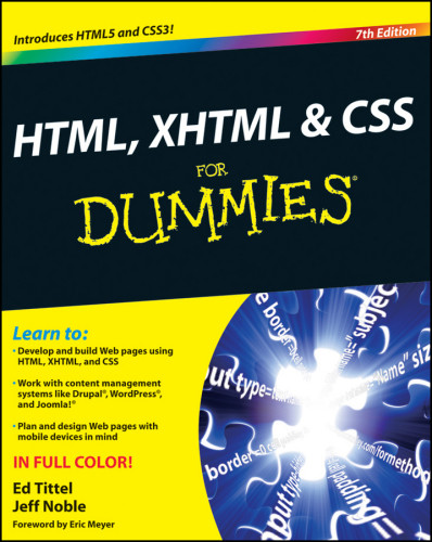 Html Xhtml Css For Dummies 7th Ed Noble Jefftittel Ed