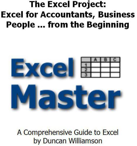 The Excel Project Excel For Accountants Business People From The Beginning Williamson