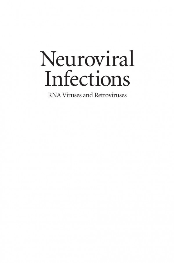 Neuroviral Infectionstwo Volume Set 1st Edition Sunit K Singh Editor Daniel Ruzek Editor