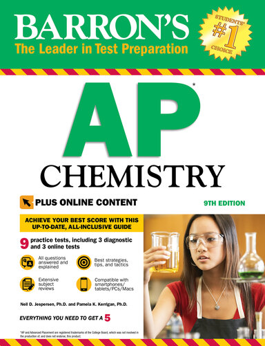 Barrons Ap Chemistry 9th Edition Neil D Jespersen Pamela Kerrigan