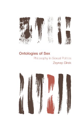 Ontologies Of Sex Philosophy In Sexual Politics Zeynep Direk