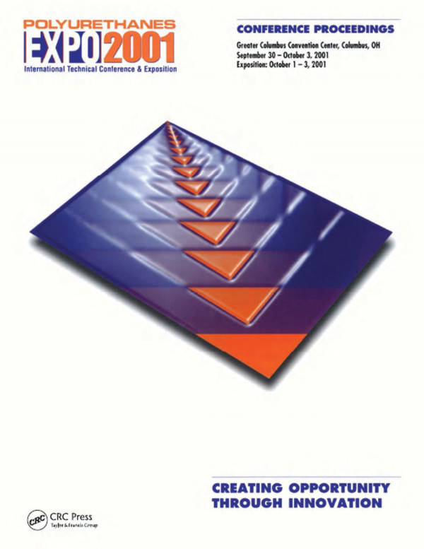 Api Polyurethanes Expo 2001 1st Edition Api Alliance For The Polyurethanes Industry Author