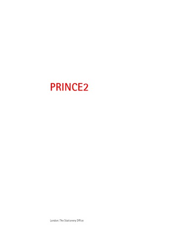 Managing Successful Projects With Prince 2 Office Of Government Commerce