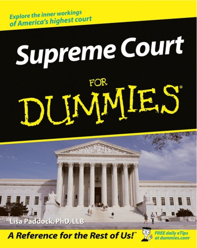 Supreme Court For Dummies 1 Auflage Paddock Lisa