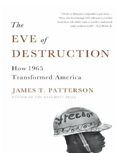 The Eve Of Destruction How 1965 Transformed America Patterson