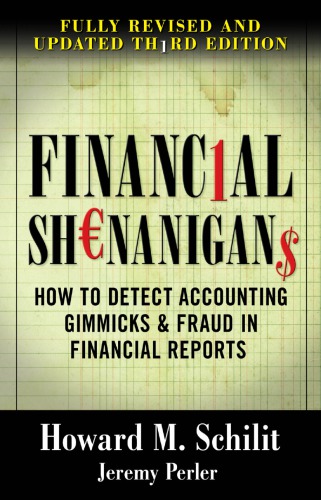 Financial Shenanigans 3rd Ed Fully Rev And Updated Perler