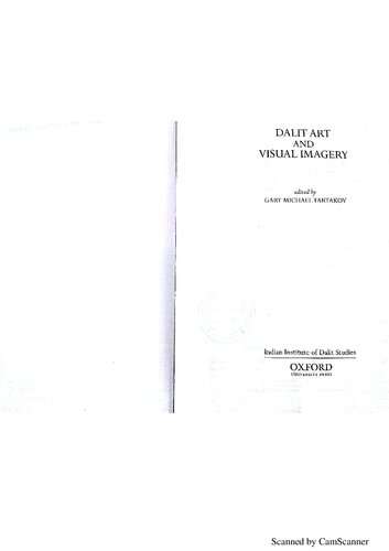 Dalit Art And Visual Imagery Gary Michael Tartakov