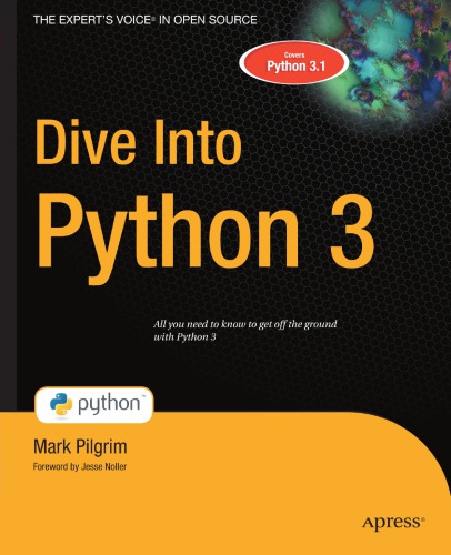 Dive Into Python A Guide To The Python Language For Programmers Pilgrim